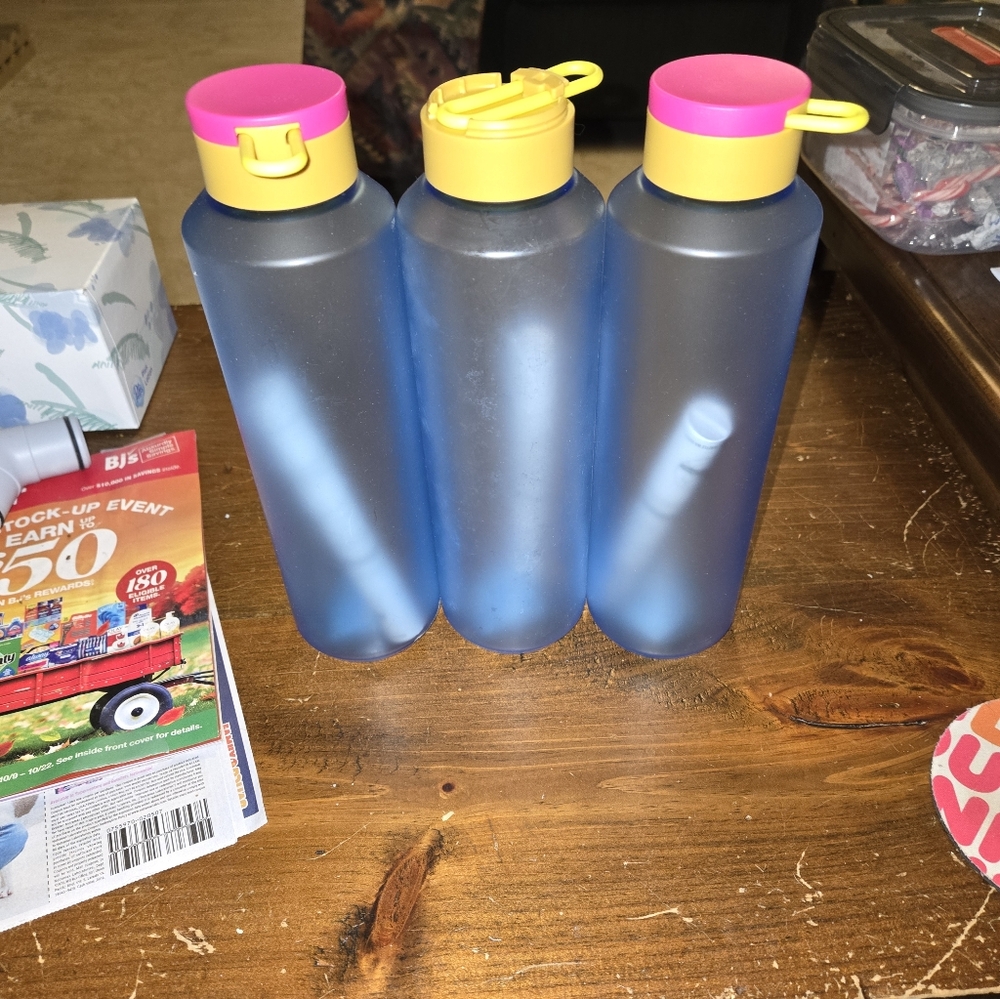 Starbucks Blue Tumblers with Logo Set Of 3